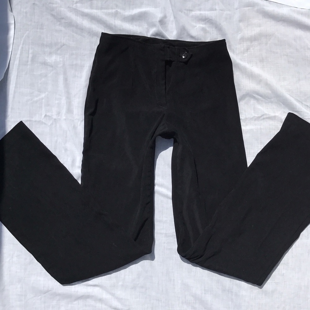 BLACK velour pants - Picture 2 of 6